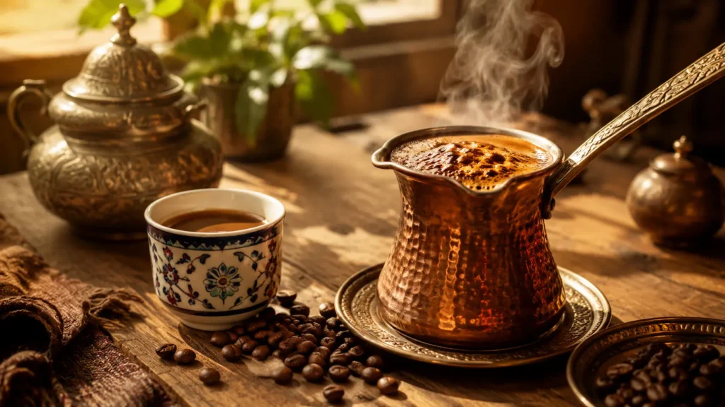 أسرار عمل القهوة التركي بوش في البيت زي المحترفين